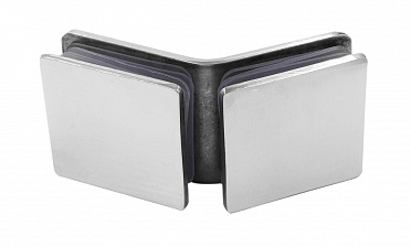 Коннектор для душевой кабины стекло-стекло 135° 45х45 мм полированный t726-2 PSS  купить в Челябинске