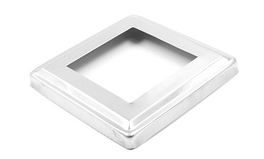 Низ стойки штампованный 135х135 мм, для трубы 81х81 мм, фигурный AISI 304 k376 купить в Челябинске Низ стойки штампованный 135х135 мм, для трубы 81х81 мм, фигурный AISI 304 k376 купить в Челябинске