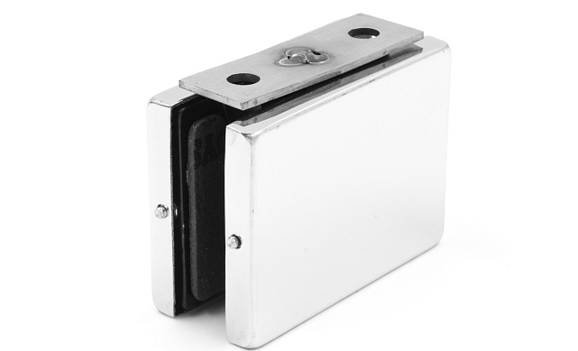 Коннектор стена-стекло с монтажной пластиной, полированный, вырез 09 t192 PSS 2 Коннектор стена-стекло с монтажной пластиной, полированный, вырез 09 t192 PSS 2