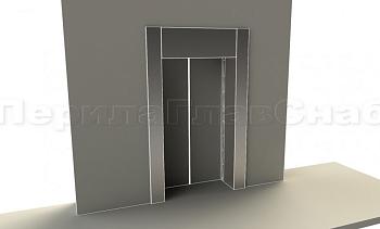 Облицовка портала лифта в Челябинске. Готовые проекты ПерилаГлавСнаб