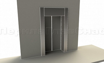 Облицовка портала лифта в Челябинске. Готовые проекты ПерилаГлавСнаб Облицовка портала лифта в Челябинске. Готовые проекты ПерилаГлавСнаб