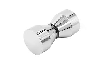 Дверная ручка «кноб» для душа, алюминий-хром, полированная t693 ALPC купить в Челябинске