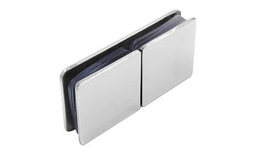 Коннектор для душевой кабины стекло-стекло 180°, 45х45, нерж 304, вырез 64 t724 PSS купить в Челябинске