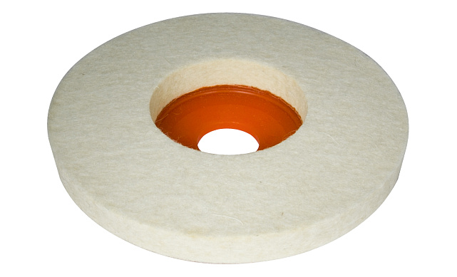 K427-3 войлок белый Ø125х10 мм очищенный, для тонкой полировки 11 000 rpm, Premium k427-3  K427-3 войлок белый Ø125х10 мм очищенный, для тонкой полировки 11 000 rpm, Premium k427-3