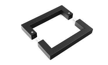 Ручка-скоба 171х20х20 мм, нержавеющая сталь AISI 304, черная t667 Bl купить в Челябинске