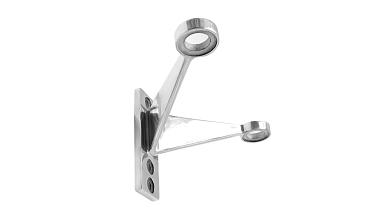 Крепление рутеля к стене, двойное 250мм, фланец с тремя отверстиями, AISI 304 k612-3 купить в Челябинске