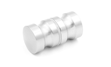 Дверная ручка "кноб", алюминий-хром, шлифованный t692 AL SSS купить в Челябинске