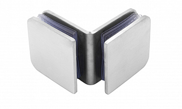 Коннектор для душевой кабины стекло-стекло 90° 45х45 мм шлифованный t725-2 SSS  купить в Челябинске Коннектор для душевой кабины стекло-стекло 90° 45х45 мм шлифованный t725-2 SSS  купить в Челябинске