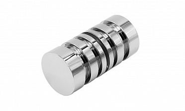 Дверная ручка «кноб» для душа, алюминий-хром, полированная t694 ALPC купить в Челябинске