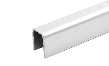 Профиль П-образный t=1,5 мм под стекло 20 мм, полированный, длина 2000 мм, AISI 304 Ф-1149 купить в Челябинске