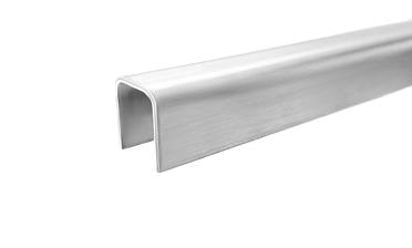 Профиль П-образный, L=2000 мм, t=1.5 мм, для стекла 12 мм, шлиф. (AISI 304) Ф-0455 купить в Челябинске Профиль П-образный, L=2000 мм, t=1.5 мм, для стекла 12 мм, шлиф. (AISI 304) Ф-0455 купить в Челябинске