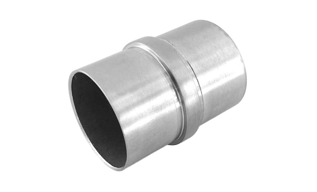 Соединитель трубы Ø38.1 мм, (AISI 304), шлифованный k086-2 Соединитель трубы Ø38.1 мм, (AISI 304), шлифованный k086-2