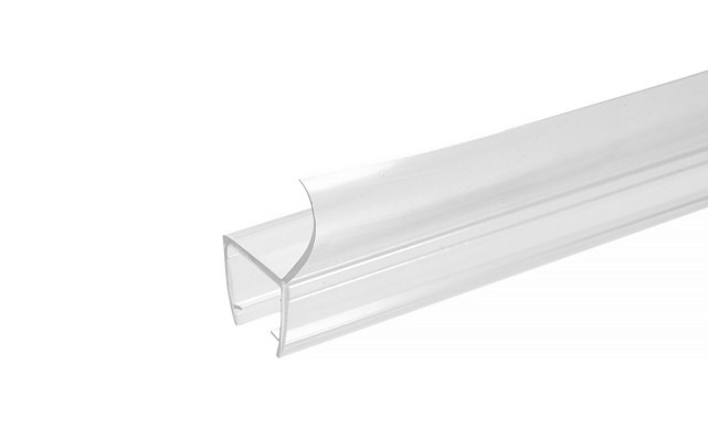 Уплотнитель для стекла в душевую кабину 10 мм, 135°, стекло-стекло 2200 мм t223 Уплотнитель для стекла в душевую кабину 10 мм, 135°, стекло-стекло 2200 мм t223