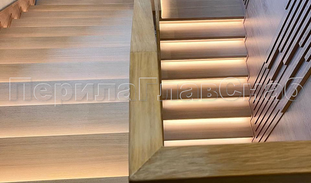 Перила с деревянными поручнями в Челябинске. Готовые проекты ПерилаГлавСнаб Перила с деревянными поручнями в Челябинске. Готовые проекты ПерилаГлавСнаб