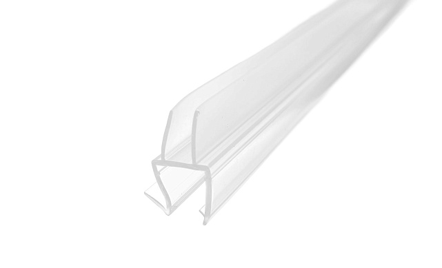 Уплотнитель для стекла в душевую кабину 10 мм, прозрачный, стена-стекло 2200 мм t226 2 Уплотнитель для стекла в душевую кабину 10 мм, прозрачный, стена-стекло 2200 мм t226 2