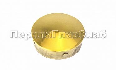 Заглушка штампованная Ø38х1.5 мм, (AISI 304), под золото Фk036-88 купить в Челябинске