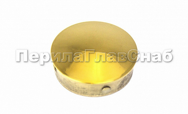 Заглушка штампованная Ø38х1.5 мм, (AISI 304), под золото Фk036-88 Заглушка штампованная Ø38х1.5 мм, (AISI 304), под золото Фk036-88