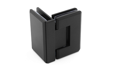 Петля для душевой стекло-стекло 90х55 мм, 90°, цинк, черный t304 BZn купить в Челябинске Петля для душевой стекло-стекло 90х55 мм, 90°, цинк, черный t304 BZn купить в Челябинске