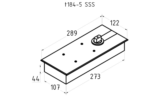 Доводчик напольный EN3 500 тыс.циклов 130гр (ширина двери 800 - 900мм, 80кг) t184-5 SSS 2 Доводчик напольный EN3 500 тыс.циклов 130гр (ширина двери 800 - 900мм, 80кг) t184-5 SSS 2