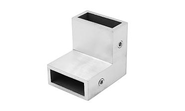 Соединитель труба-труба 90°, для трека 30х10 мм, 90°, AISI 304, шлифованный t460 SSS купить в Челябинске