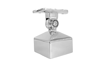 Наконечник 40х40 мм внешний полированный, с ложе под Ø50.8 мм, литой, регулируемый, облегченный, AISI 304, k239-4-NEW купить в Челябинске