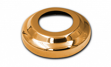 Низ стойки Ø38.1 мм, S=0.8 мм, внешний Ø78х12 мм, золото Фk007-88 купить в Челябинске Низ стойки Ø38.1 мм, S=0.8 мм, внешний Ø78х12 мм, золото Фk007-88 купить в Челябинске