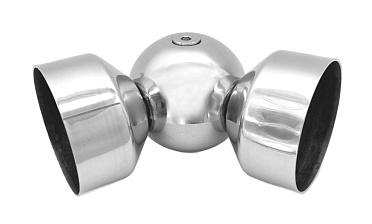 Поворот дер./пласт. поручня Ø49х0.8 мм, полированный, (AISI 201) k053-4 купить в Челябинске Поворот дер./пласт. поручня Ø49х0.8 мм, полированный, (AISI 201) k053-4 купить в Челябинске