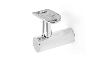 Держатель поручня к стойке Ø38.1 мм, с ложементом для трубы Ø50.8 мм полированный, литой (AISI 304) k243 купить в Челябинске