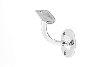 Пристенок с ложементом под Ø50.8 мм, вынос 70х45, Ø60х3 мм, литой, 25х45х2 мм, полированный, (AISI 316) k234-2 купить в Челябинске