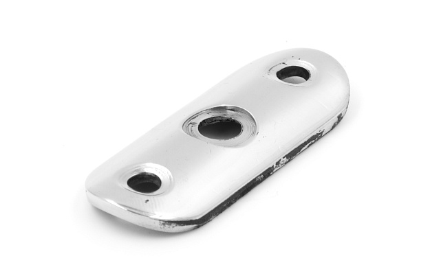 Лодочка (ложемент) под поручень Ø38,1 мм, литой, полированный, нержавеющая AISI 304 k046-38 Лодочка (ложемент) под поручень Ø38,1 мм, литой, полированный, нержавеющая AISI 304 k046-38