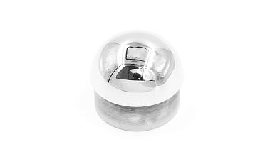 Заглушка литая сферическая на трубу Ø42.4х1.5 мм (AISI 304) полированная k272  купить в Челябинске