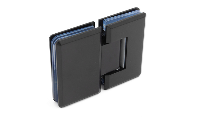 Петля для душевой кабины стекло-стекло 180°, 90*55, цинк, черн. t303 BZn Петля для душевой кабины стекло-стекло 180°, 90*55, цинк, черн. t303 BZn