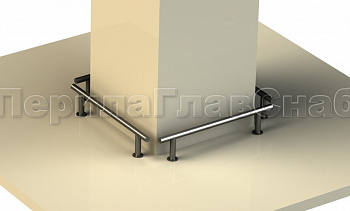 Защитный отбойник для автомобилей из черного металла в Челябинске. Готовые проекты ПерилаГлавСнаб Защитный отбойник для автомобилей из черного металла в Челябинске. Готовые проекты ПерилаГлавСнаб