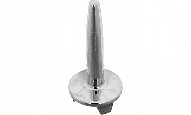 Наконечник палец (солдатик) на стойку Ø38.1 мм, без ложемента, литой, полированный, повышенной коррозионной стойкости, под сварку, облегченный, нержавеющий AISI 316, k034-3 купить в Челябинске Наконечник палец (солдатик) на стойку Ø38.1 мм, без ложемента, литой, полированный, повышенной коррозионной стойкости, под сварку, облегченный, нержавеющий AISI 316, k034-3 купить в Челябинске