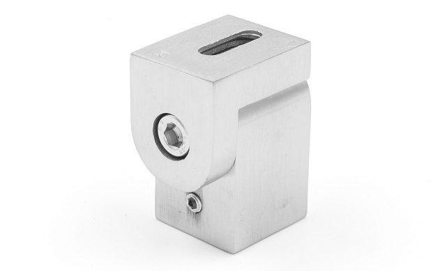 Держатель труба-стена, регулируемый, Ø19 мм, нерж., шлифованный t908 SSS Держатель труба-стена, регулируемый, Ø19 мм, нерж., шлифованный t908 SSS