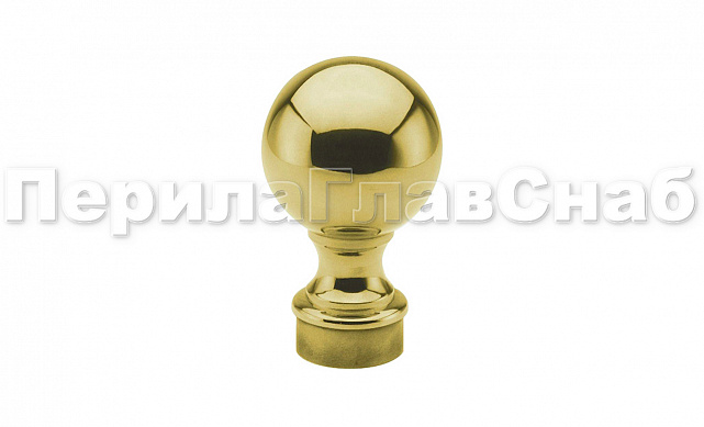 Наконечник стойки шар, Ø38.1 мм, литой, утяжеленный, золото k070-88 Наконечник стойки шар, Ø38.1 мм, литой, утяжеленный, золото k070-88