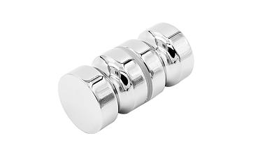 Дверная ручка «кноб», алюминий-хром, полированная t692 ALPC купить в Челябинске