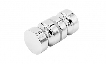 Дверная ручка «кноб», алюминий-хром, полированная t692 ALPC купить в Челябинске