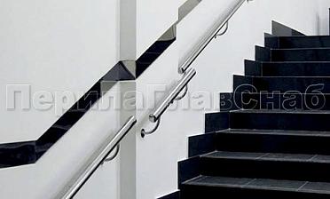 Пристенный поручень из нержавеющей стали 50 мм купить в Челябинске