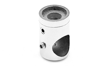 Ригеледержатель на стойку под плоскость Ø16 мм, литой, Ø22х30 мм, полированный, (AISI 304) k065-2 купить в Челябинске Ригеледержатель на стойку под плоскость Ø16 мм, литой, Ø22х30 мм, полированный, (AISI 304) k065-2 купить в Челябинске