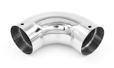 Поворот 90 град для круглого пластикового поручня (AISI 304) k259-2 купить в Челябинске