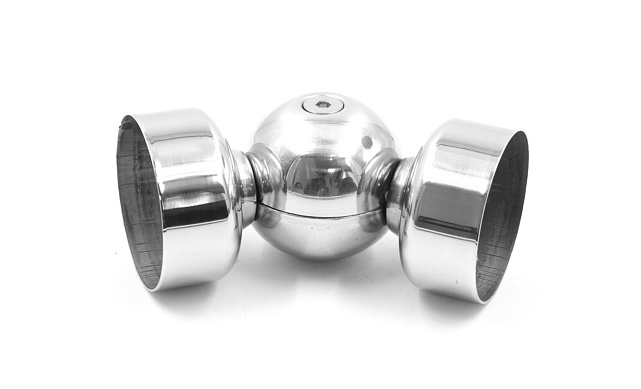 Поворот деревянного поручня, шаровый, под Ø50.8 мм k053-2 Поворот деревянного поручня, шаровый, под Ø50.8 мм k053-2