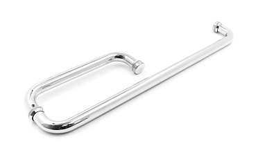 Дверная ручка-скоба 19х450х200 мм, полированная, AISI 304 t626-19 PSS купить в Челябинске