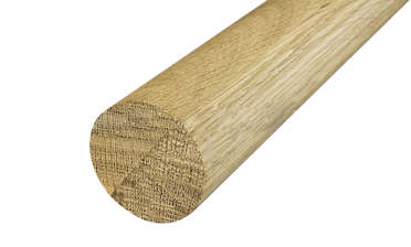 Поручень деревянный из Дуба Ø50мм -  2,0 м Премиум Ф-1662 купить в Челябинске