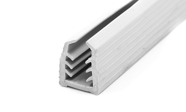 Уплотнитель в поручень с пазом 27х30 для стекла 12мм, EPDM СЕРЫЙ Фk306-G купить в Челябинске Уплотнитель в поручень с пазом 27х30 для стекла 12мм, EPDM СЕРЫЙ Фk306-G купить в Челябинске