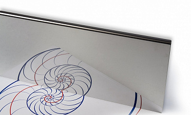 Накладка на профиль 601 (тыльная/лицевая), AISI 304 полированная k601-10  купить в Челябинске Накладка на профиль 601 (тыльная/лицевая), AISI 304 полированная k601-10  купить в Челябинске