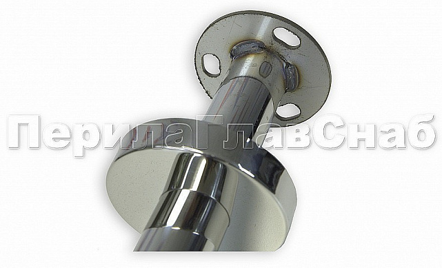 Готовая стойка Ø38,1 мм, с фланцем и наконечником, высота 950 мм, полированная (AISI 304) k702 2 Готовая стойка Ø38,1 мм, с фланцем и наконечником, высота 950 мм, полированная (AISI 304) k702 2