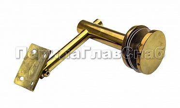 Выносной держатель поручня на стекло 8-16 мм, под золото (AISI 304) Фk241-88 купить в Челябинске