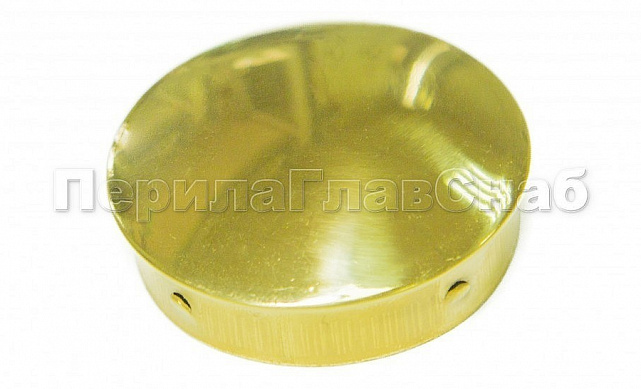 Заглушка для трубы Ø50.8 мм полированная золотая k014-88  Заглушка для трубы Ø50.8 мм полированная золотая k014-88
