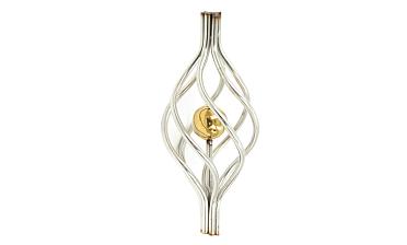 Декоративная вставка (корзинка) для стойки Ø25 мм, с золотым шаром k388-2 купить в Челябинске